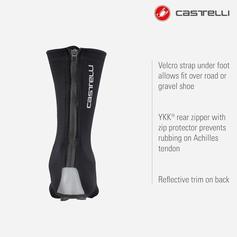 Castelli Men’s Espresso 2 Shoecover, Windproof, Water-Resistant & Maximum Warmth Cold Weather Cycling Shoe Cover Protection - Image 3